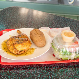 Our Famous Half Greek Chicken Dinner