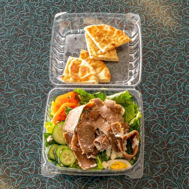 Greek Salad Chicken Gyros.