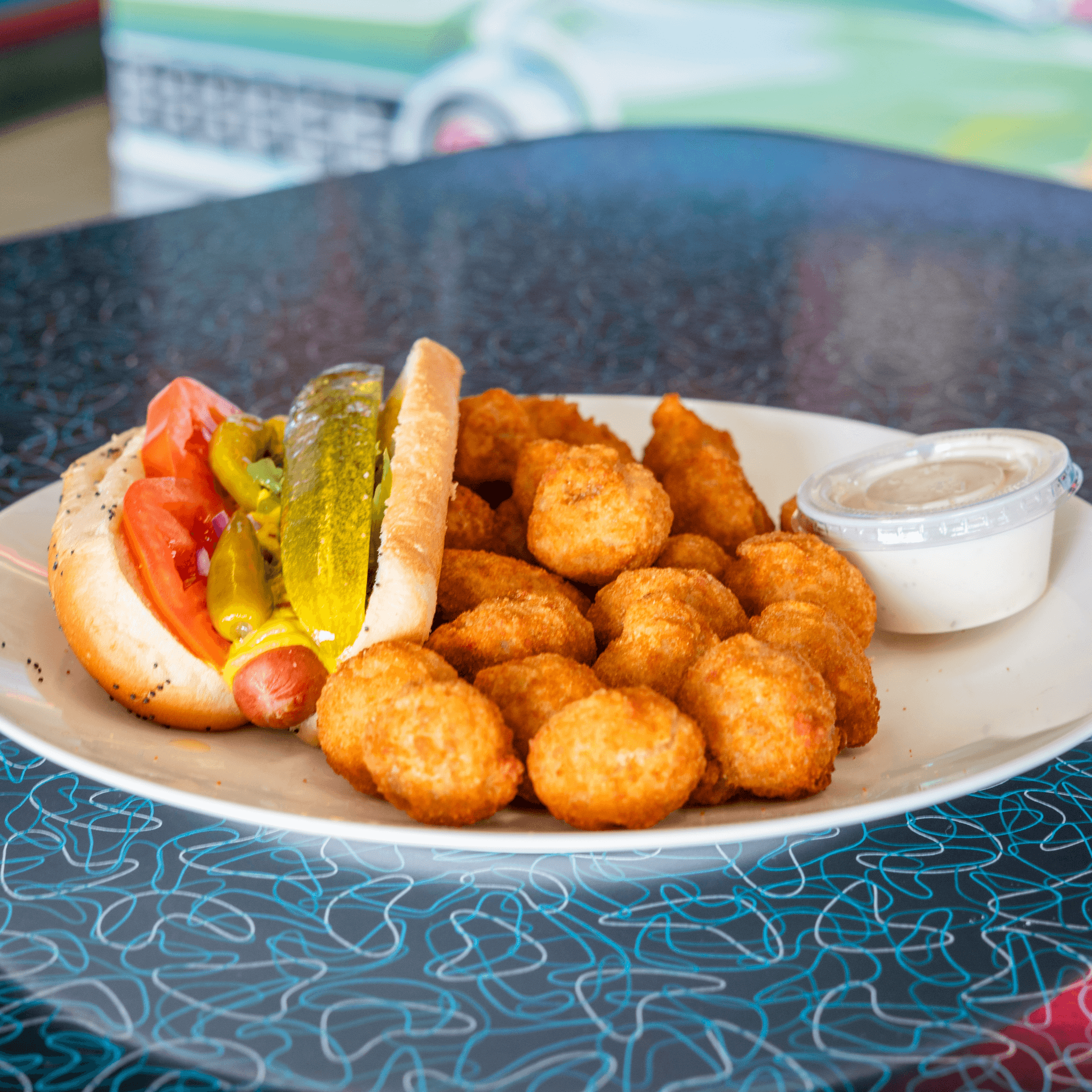 Chicago Hot Dog.