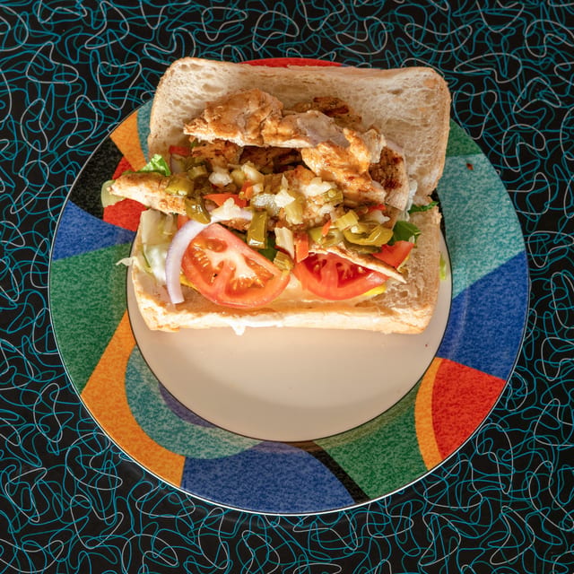 Pollo Orlando Sandwich.